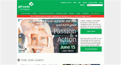 Desktop Screenshot of girlscoutsofmaine.org