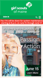 Mobile Screenshot of girlscoutsofmaine.org